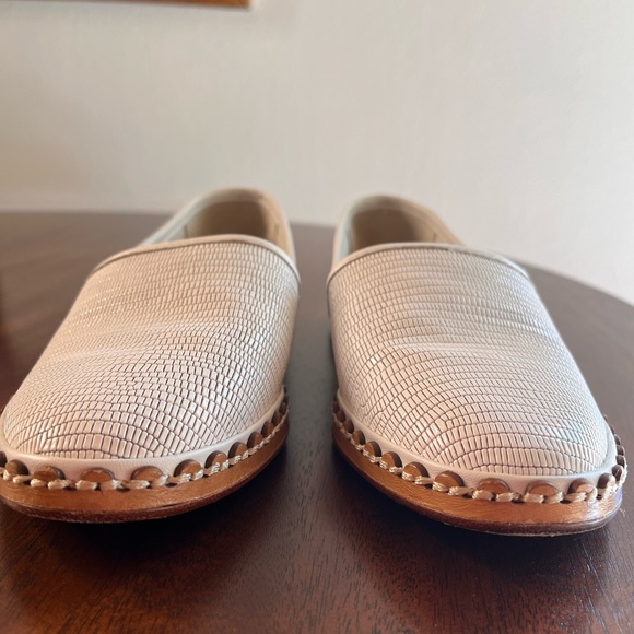 VIA SPIGA Caila Leather Embossed Flat Loafer - Picture 6 of 7